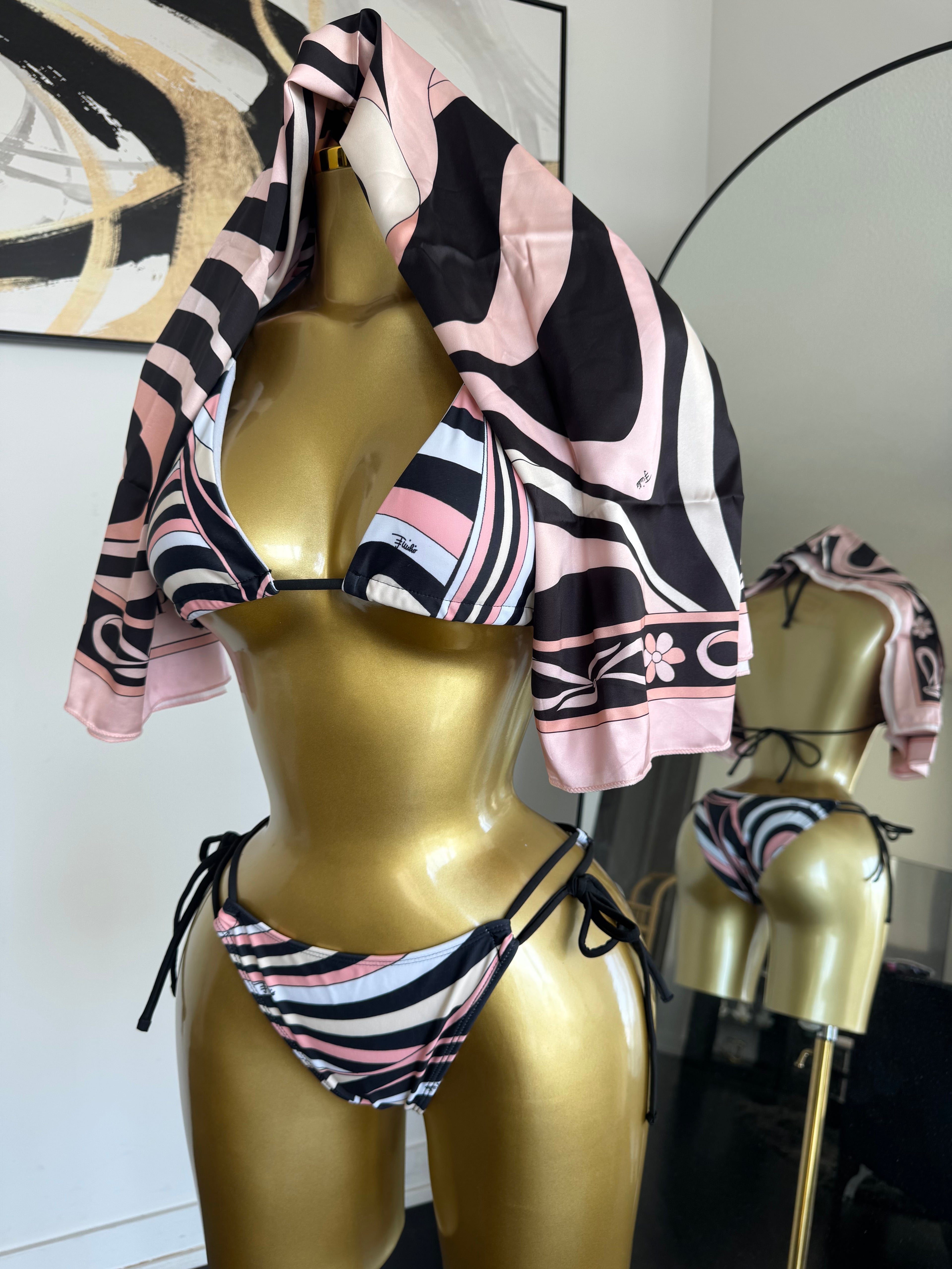 3 Piece Pink Pucci Set