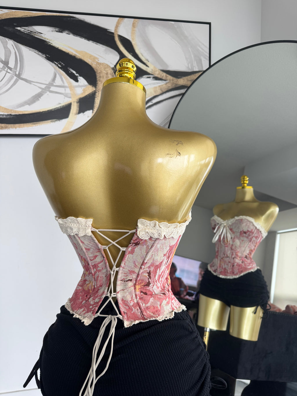Pink Romance Corset Top