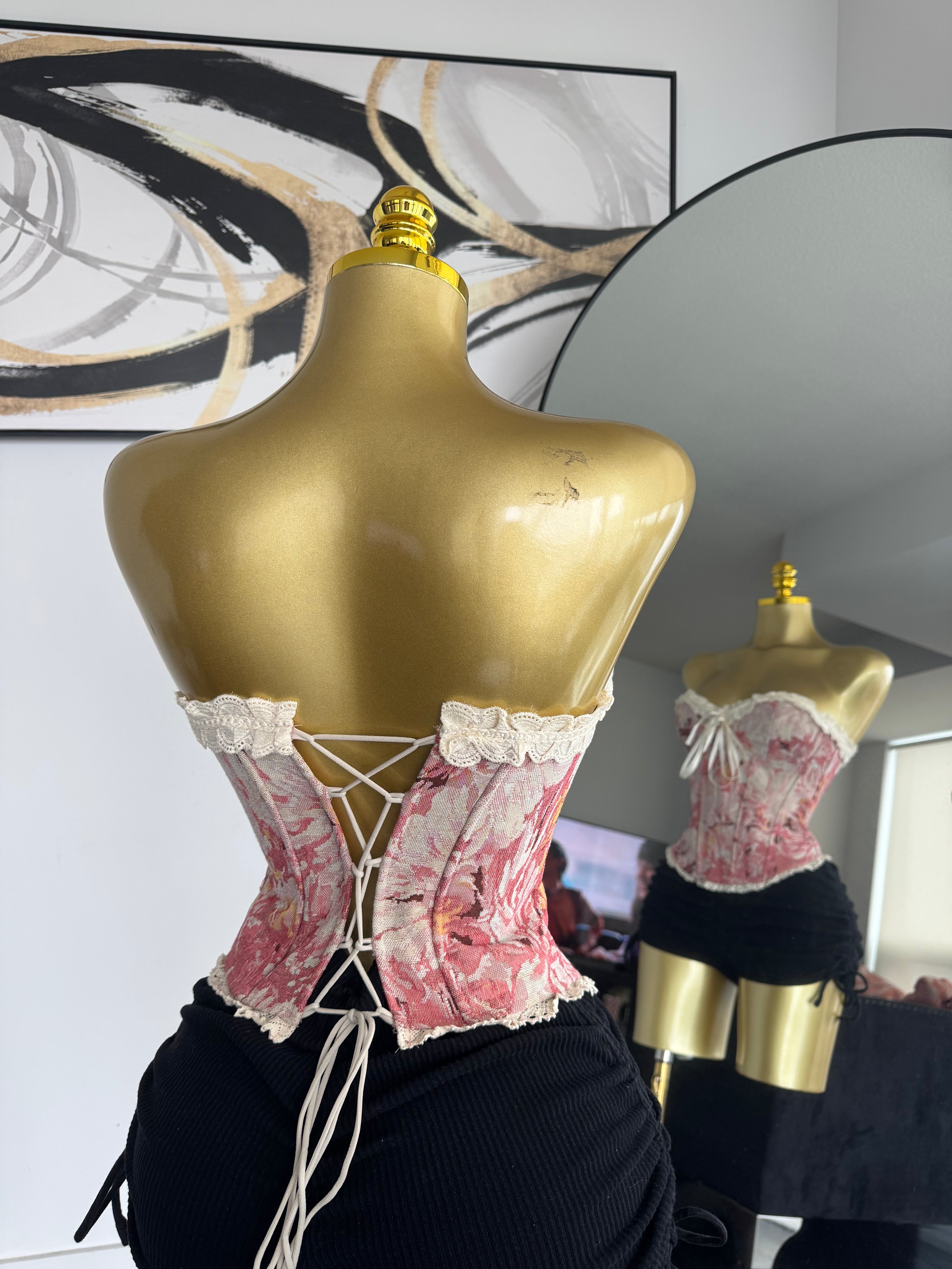 Pink Romance Corset Top